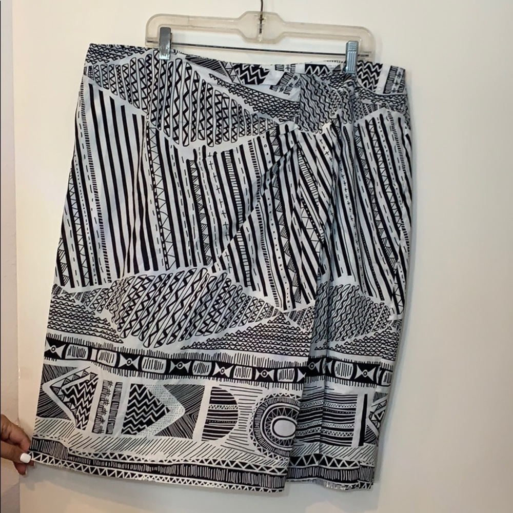 Black and white skirt